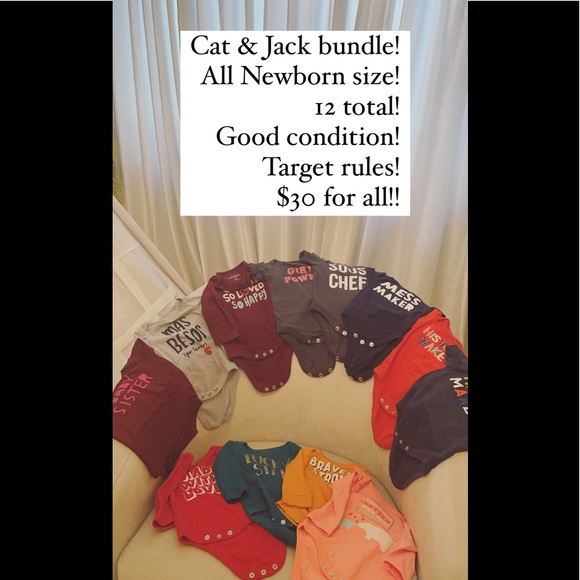 Cat & Jack newborn size baby bundle box - Picture 1 of 6